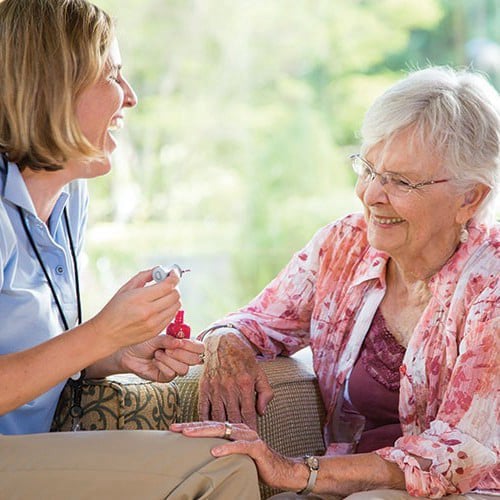 Nursing home patient